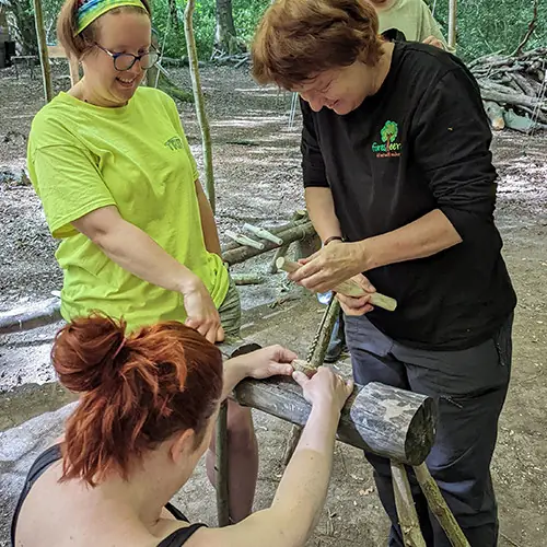 TRIBE course threads of the wild cordage making preparation 04